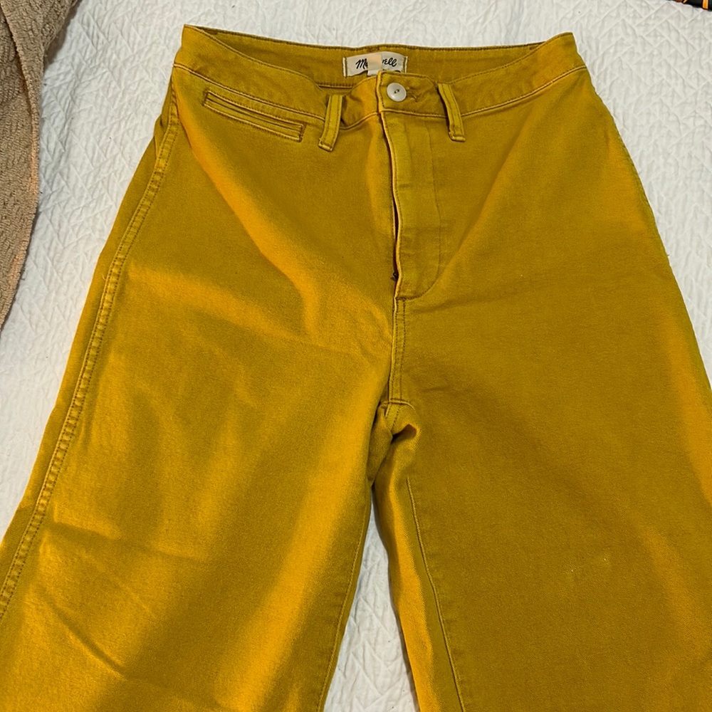 Like new Madewell wide-leg, high-waist trousers